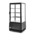 Bemutató vitrin 78L, Arktic, fekete, 230V/170W, 444x397x(H)940mm
