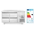 Négy fiókos hűtött munkaasztal Profi Termékcsalád 280L, Arktic, Profi Termékcsalád, 230V/250W, 1360x700x(H)858mm