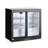 Hátsó hűtőrúd dupla tolóajtóval, Arktic, 158L, Fekete, 220-240V/160W, 900x520x(H)865mm