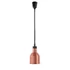 Függesztett melegentartó lámpa henger alakú, HENDI, Rézvörös, 230V/250W, ⌀175x(H)250mm