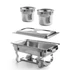 Kiegészítő állvány 2 Bain-Marie edényhez, HENDI, kiegészítő állvány, GN 1/1, 530x325x(H)30mm