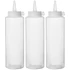 Adagoló flakon készlet - 3 db, HENDI, 0,7L, Átlátszó, 3 db., ⌀70x(H)240mm