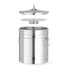 Jégvödör duplafalú, BarUp, 5L, Ezüst, ⌀200x(H)230mm