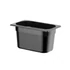 GN edény 1/4, HENDI, Profi Termékcsalád, GN 1/4, 4L, Fekete, 265x162x(H)150mm
