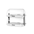 Ételtároló rolltop fedővel - kettős, HENDI, 380x260x(H)355mm